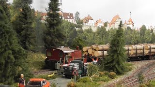 Modelbaan Spoor 1 van de Leuvense Spooren Vrienden LSV in Lahnstein 2018 [upl. by Dera565]