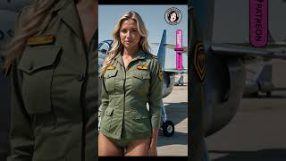 Pretty blonde Air Force ladies Vol3 VIDEO SLIDESHOW shorts airforce [upl. by Salem]