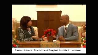 Living Strong TV Prophet Scottie L Johnson quotInterview with Pastor Josie M Bostickquot 32113 [upl. by Niowtna]