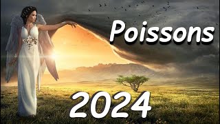 ♓️ POISSONS 🐠  2024  Etre actif ouvert et ne pas vouloir plus quil ne vous en faut [upl. by Alburg]