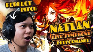 Perfect Pitch Pianist DISCOVERS Genshin Impacts NEW MUSIC  Natlan Live Symphony Reaction [upl. by Ellasal]