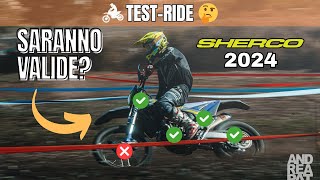 🔵🟡SHERCO ENDURO 2024 Ecco come vanno 😲 [upl. by Greenburg748]