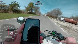 ATV 125 top speed ATV vlogs Gopro [upl. by Leumhs]