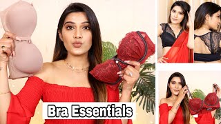 Bra Essentials  Basic Guide  What To wear Under What  Backless Blouse Bra  Super Style Tips [upl. by Nirehs]