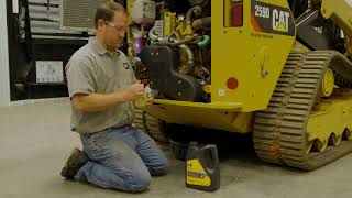 How to Change the Engine Oil and Filter on the Cat® Skid Steer Loader and Compact Track Loader [upl. by Atnoed]