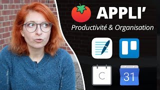 Top 4 des appli ORGANISATION amp PRODUCTIVITÉ [upl. by Nezah]