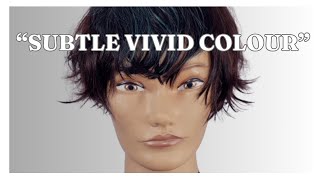 simple BOB Hair VIVID Colour Application [upl. by Eglanteen]