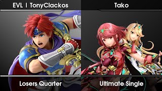 Last Player Ultimate S2324 34  TonyClackos Roy Vs Tako Pyra and Mythra SSBU Ultimate [upl. by Alyssa762]