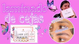 laminado de cejas 😌FACIL Y RAPIDO 😍 KID de LASH LIFT 😍 [upl. by Ytissac]