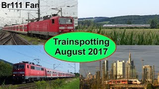 Br111 Fan Trainspotting August 2017 Mein erster Monat mit dem Schülerticket Hessen [upl. by Erasme318]