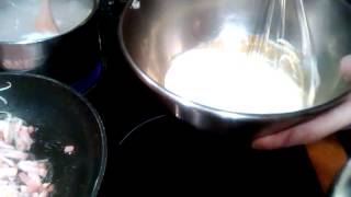 Faire des spaghetti carbonara  Recette sauce [upl. by Ecydnac695]