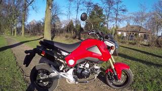 HONDA MSX 125 Grom Walkaround City amp Highway Riding  Full Akrapovic Exhaust [upl. by Aicilaanna]