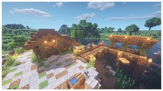 🐟🐠Minecraft Jak zbudować dom rybaka  1152 🐠🐟 [upl. by Aniluap]