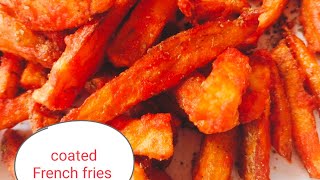 coated French fries recipe 😋 yummy n tasty 😋👌👌👌 recipe by Babys kitchen [upl. by Airres]