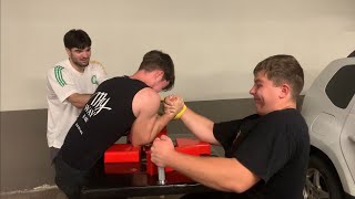 Underground armwrestling [upl. by Nileve]