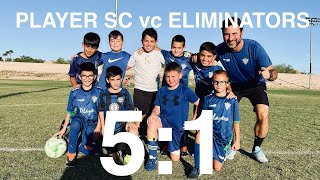 PLAYERS SC vc ELIMINATORS 51 1052024 soccer sports messi [upl. by Orofselet]