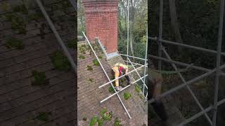 Getting the back in on a chimney Check out the full Video [upl. by Suhail]