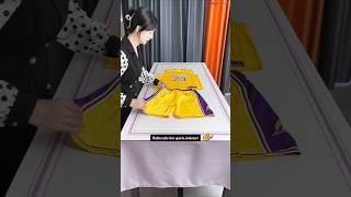 Best Way to Store Sportswear 🏃‍♂️ shorts sports organizedspace fashion foldingclothes [upl. by Nosam803]