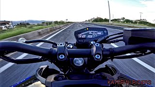 YAMAHA MT09 MT09 SP TOP SPEED [upl. by Idnyl]