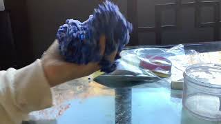 blueberry pie filling 🫐🥧 from peachybbies First vid with my voice slime asmr peachybbies [upl. by Eelyah666]