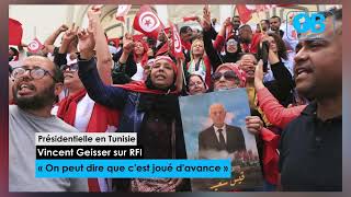 PRÉSIDENTIELLE EN TUNISIE  VINCENT GEISSER SUR RFI [upl. by Harlan542]