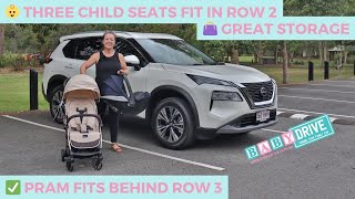 Ultimate Family Review Nissan XTrail 2023 7 Seater – BabyDrive Test amp Storage Solutions [upl. by Eenahs]