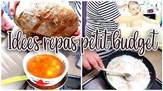 SOUPE AUX BOULETTES ET AUX POMMES DE TERRE  SAUMON A LA CREME ET PATES  IDEES REPAS PETIT BUDGET [upl. by Lejeune]