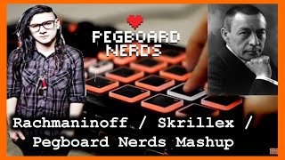 Rachmaninoff  Pegboard Nerds  Skrillex MASHUP finger drumming on Behringer CMD DC1 [upl. by Ikey]