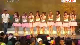 ungu feat cherrybelle gangkelincimp4 you  HUT DJAKARTA SCTV 22 Juni 2012 [upl. by Dever]