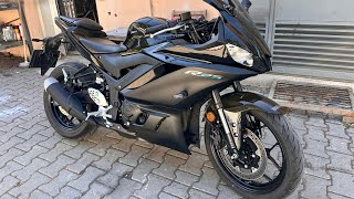 Yamaha R 25 in Gaz Teli Ayarı Nasıl Yapılır [upl. by Pompea]