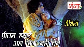 Maithili Song  प्रीतम हमारे अहा बिना नहीं चैन  Maithili Hit Song 2016 [upl. by Aikenat]