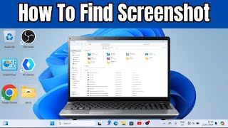 How to find screenshot in laptop  where are screenshot save in laptop  screenshot file location [upl. by Brennen442]