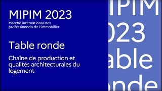 Chaîne de production et qualités architecturales du logement  vers de nouveaux modes de conception [upl. by Lita]