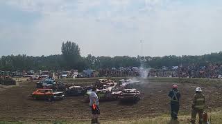 virden demolition derby 2024 final [upl. by Deenya]