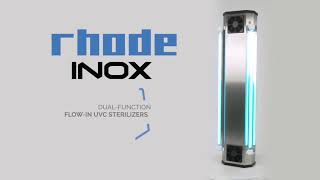 EN Germicidal lamp  flow UVC sterilizer RHODE INOX [upl. by Eirdua975]