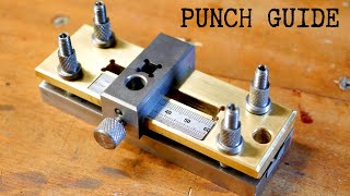 Letter punch guide  aim the line and write everything straight Punzonatura [upl. by Htebyram]