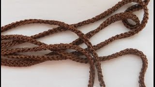 Шнурки  вязание крючком  Crochet Shoelaces [upl. by Still]