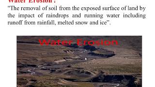 Different Types of Water Erosion [upl. by Ajax82]