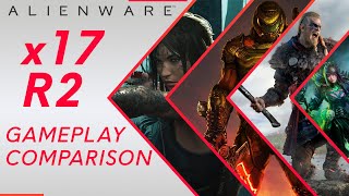 Alienware x17 R2  Gameplay Comparison [upl. by Lezley]