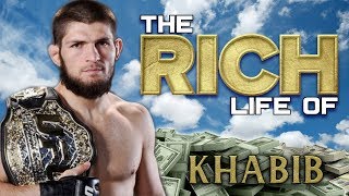 KHABIB NURMAGOMEDOV  The RICH LIFE  FORBES Net Worth 2018  Cars Mansion Hat [upl. by Seuqram]