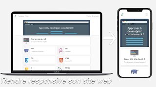 Rendre son site responsive [upl. by Ahsenra]