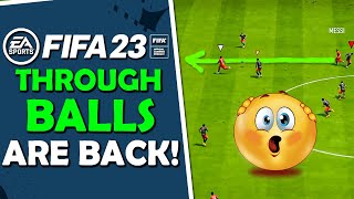 Through balls are OVERPOWERED in FIFA 23 [upl. by Rind5]