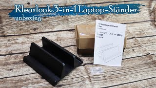 unboxing Klearlook 3in1 LaptopStänder [upl. by Keldon]