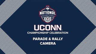 LIVE UConn 2023 championship parade and rally pool feed [upl. by Acsicnarf]