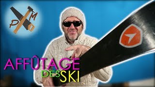 Affutage des skis  comment affûter les carres avec une lime  bricolage facile PMbricoleur [upl. by Silas]