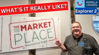 Marella Explorer 2 Market Place Buffet… Whats it Really Like [upl. by Llenrac]