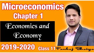 Economics and economy chapter 1 Class 11 new syllabus microeconomics [upl. by Nylesoy922]