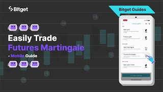 Master Futures Martingale With Bots Mobile Guide  Bitget Guides [upl. by Ahsirpac900]