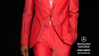 JOSEPH ABBOUD HIGHLIGHTS  MERCEDESBENZ FASHION WEEK SPRING 2013 COLLECTIONS [upl. by Ainatnas]