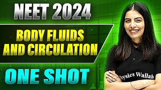 BODY FLUIDS AND CIRCULATION in 1 Shot FULL CHAPTER COVERAGE TheoryPYQs  Prachand NEET 2024 [upl. by Bertelli]